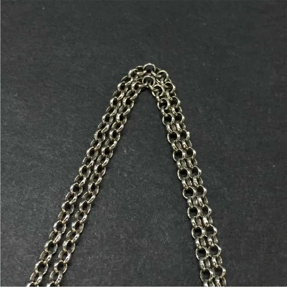 Auth Gucci Arabesque Interlocking Gg Silver 925 P… - image 3